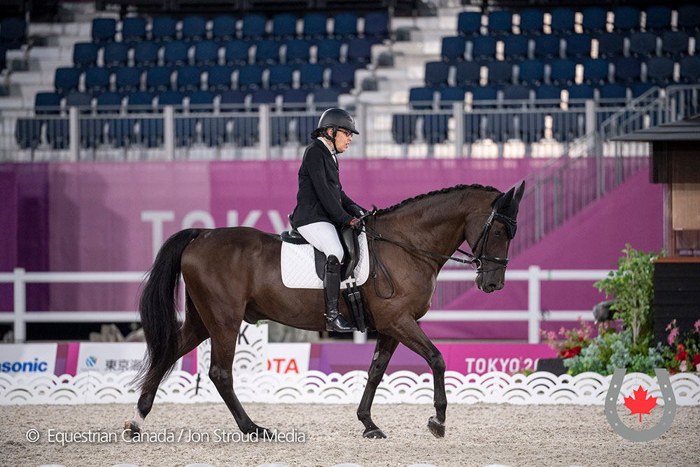 Canadians Deliver Two Top-10 Para-Dressage Individual Finishes at Tokyo 2020 Paralympic Games