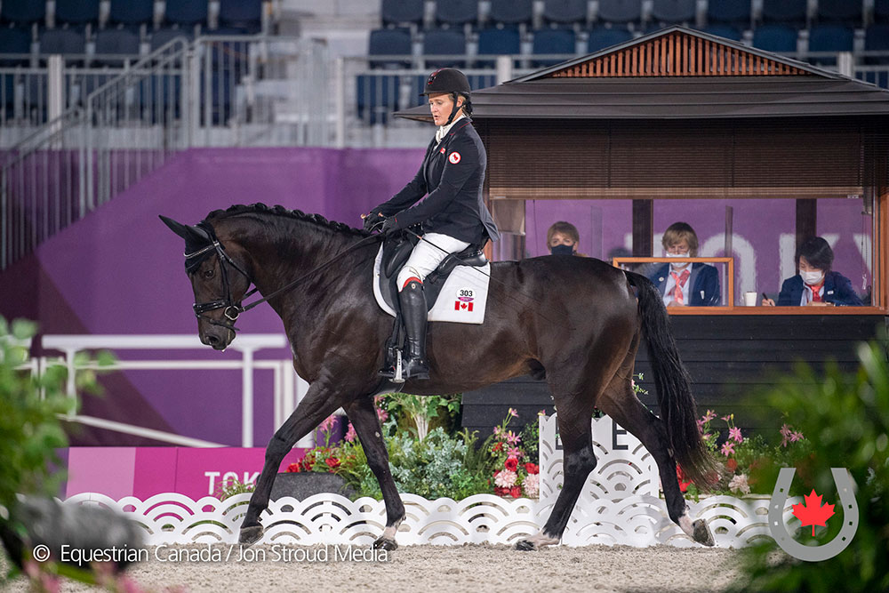 Canadians Deliver Two Top-10 Para-Dressage Individual Finishes at Tokyo 2020 Paralympic Games