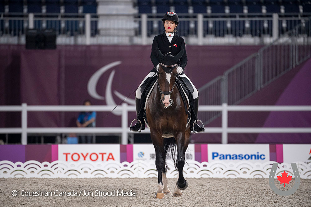 Canadians Deliver Two Top-10 Para-Dressage Individual Finishes at Tokyo 2020 Paralympic Games