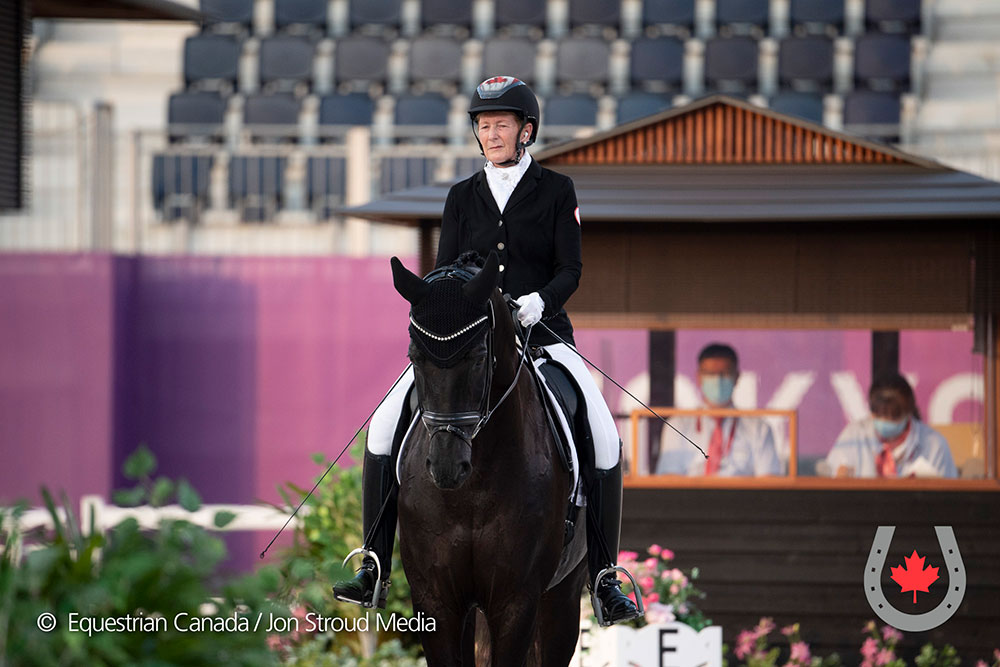 Canadians Deliver Two Top-10 Para-Dressage Individual Finishes at Tokyo 2020 Paralympic Games