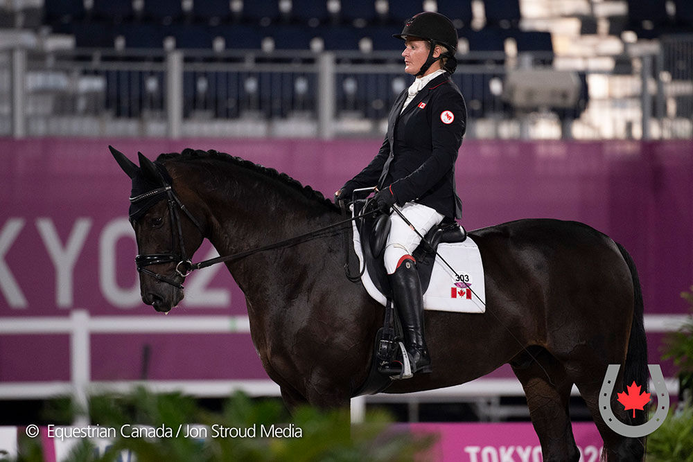Canadian Para-Dressage Team Holds Overnight Lead at Tokyo 2020 Paralympic Games