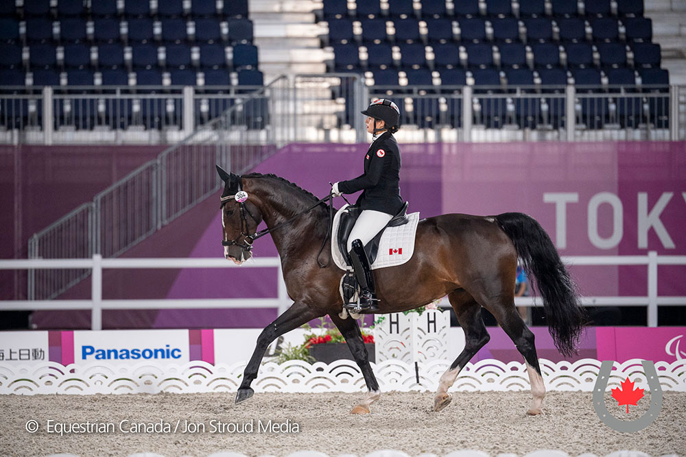 Canadian Para-Dressage Team Holds Overnight Lead at Tokyo 2020 Paralympic Games