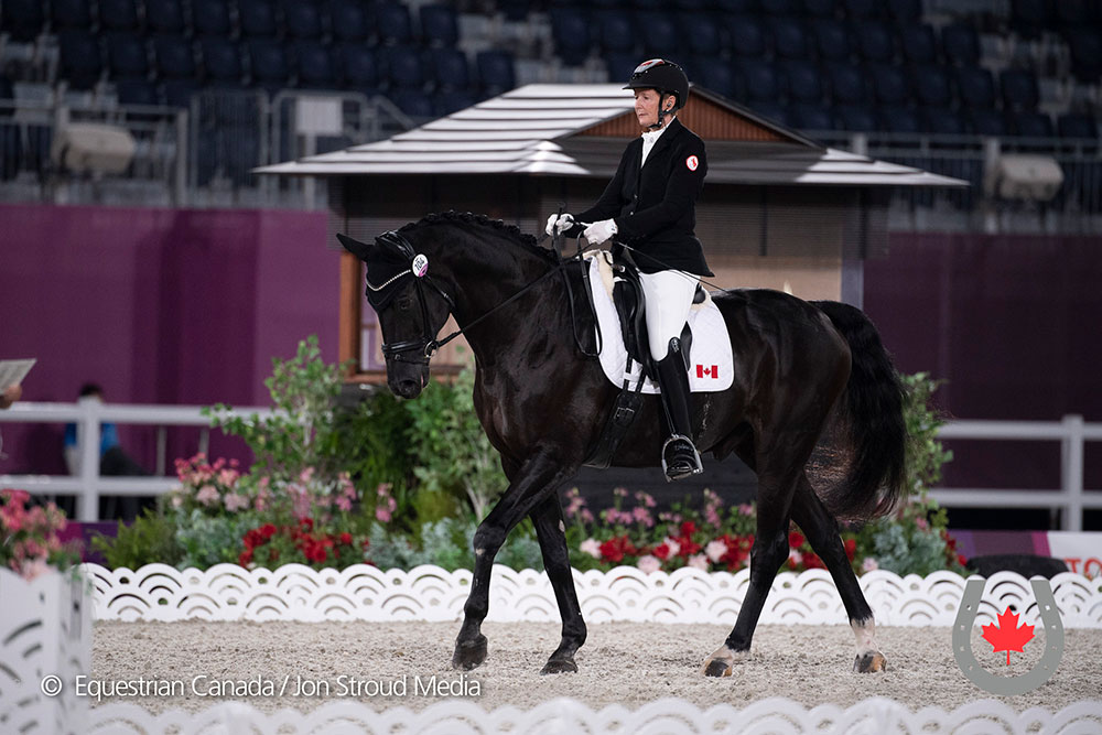 Canadian Para-Dressage Team Holds Overnight Lead at Tokyo 2020 Paralympic Games